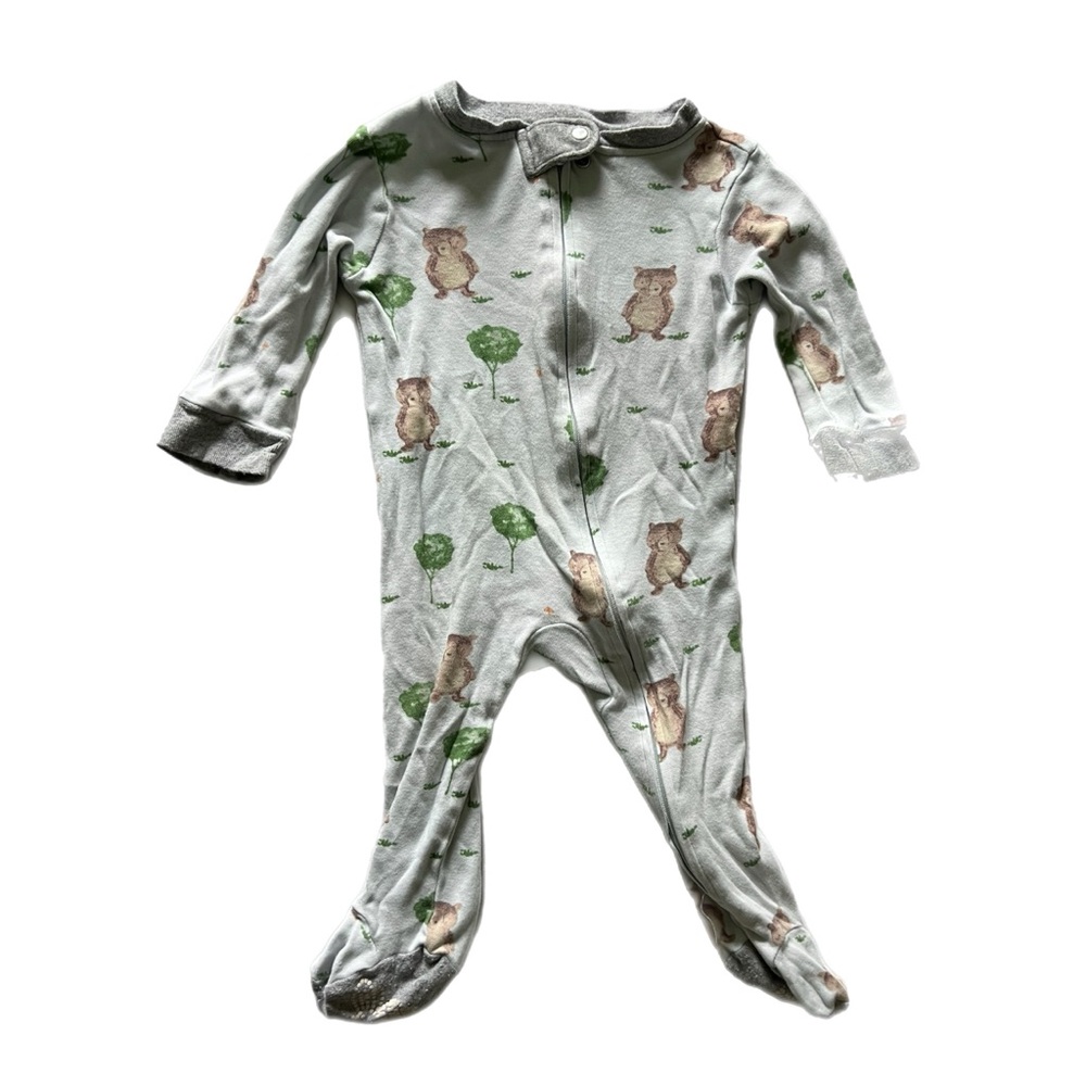 Burt's Bees Baby Storybook Bear Sleep 'N Play Pajamas, Size 3-6 Months